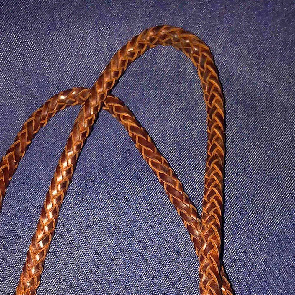 Vintage RALPH LAUREN Oversized Denim Tote Bag w Leather Braided Shoulder Straps